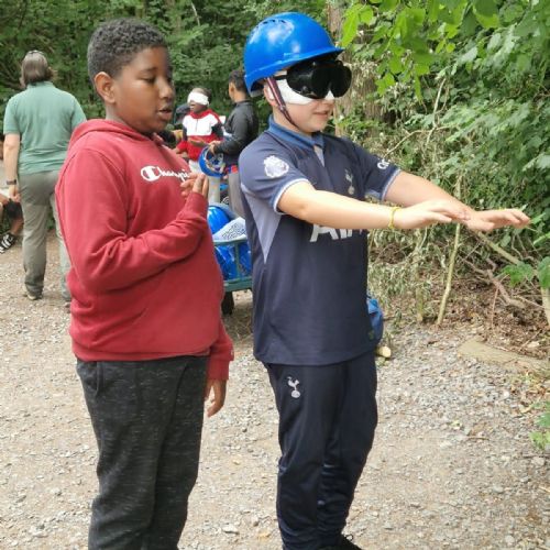 Blind Trail - a trust exercise